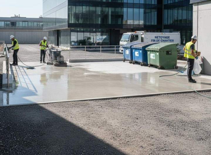 Nettoyage de fin de chantier