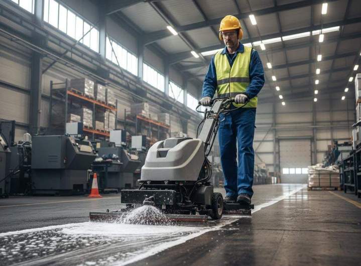 le nettoyage industriel